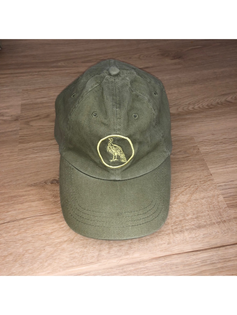 VINTAGE WILD TURKEY BOURBON WHISKEY BASEBALL HAT CAP GREEN FITTED FLEX FIT